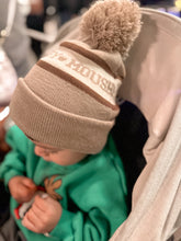 Load image into Gallery viewer, Neutral Mouse Pom Pom Beanie
