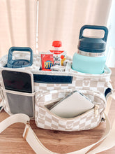 Load image into Gallery viewer, Nude Checkered Stroller Caddy