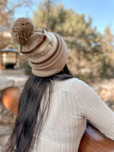 Load image into Gallery viewer, Neutral Mouse Pom Pom Beanie