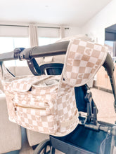 Load image into Gallery viewer, Nude Checkered Stroller Caddy