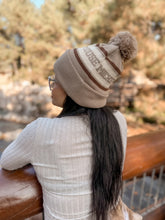 Load image into Gallery viewer, Neutral Mouse Pom Pom Beanie