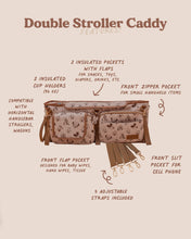 Load image into Gallery viewer, Mouse & Friends Double Stroller Caddy