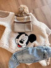 Load image into Gallery viewer, Neutral Mouse Pom Pom Beanie