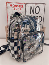 Load image into Gallery viewer, Monster Truck Clear Backpack