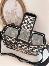 Load image into Gallery viewer, Black Checkered Stroller Caddy
