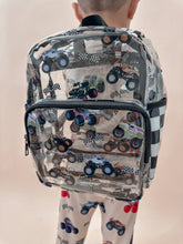 Load image into Gallery viewer, Monster Truck Clear Backpack