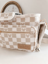 Load image into Gallery viewer, Nude Checkered Stroller Caddy
