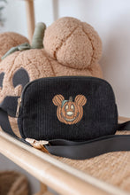 Load image into Gallery viewer, Black Corduroy Pumpkin Fanny Pack
