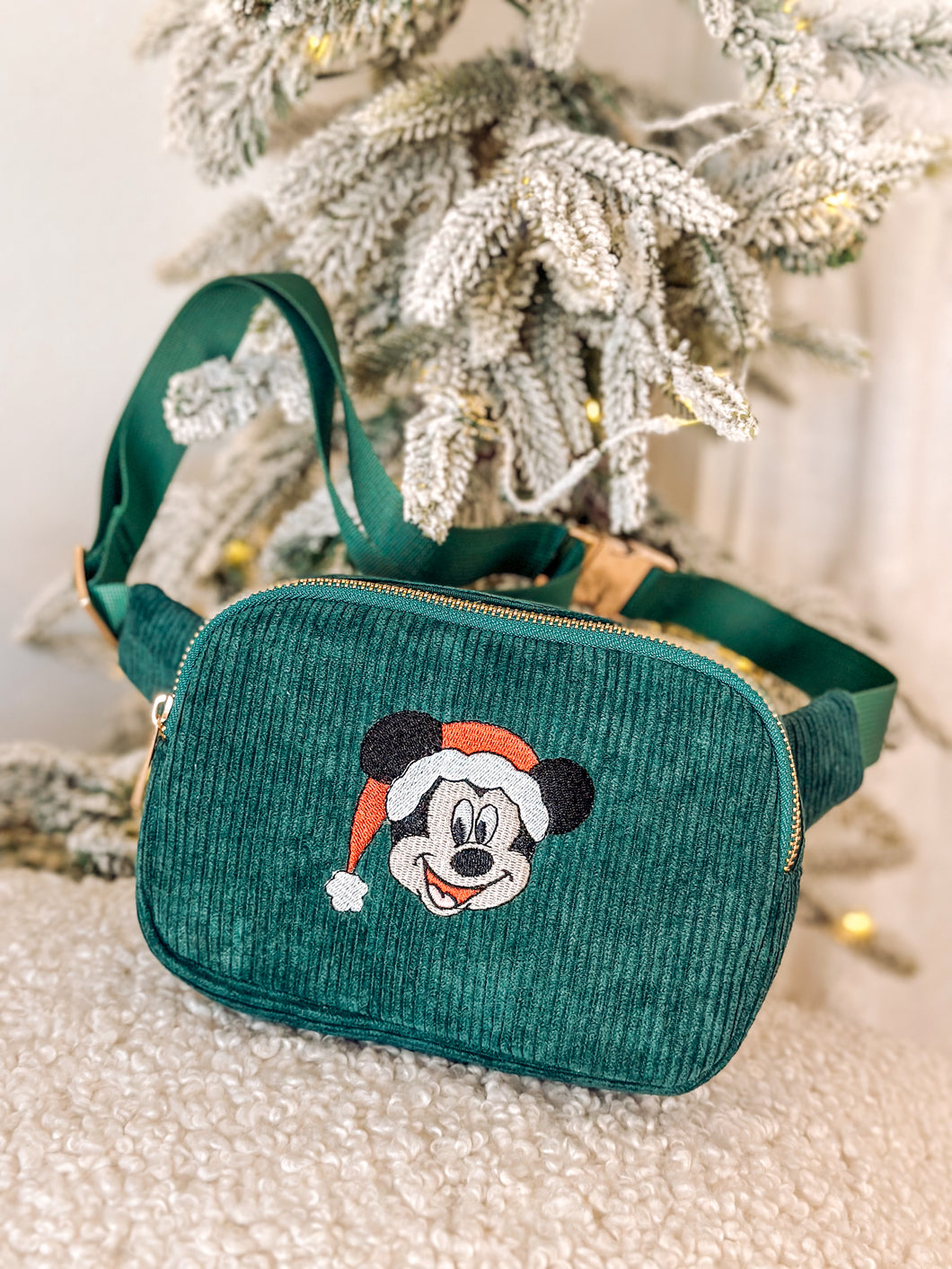 Jolly Mouse Corduroy Fanny Pack