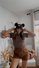 Load image into Gallery viewer, Black Pumpkin Bucket Hat
