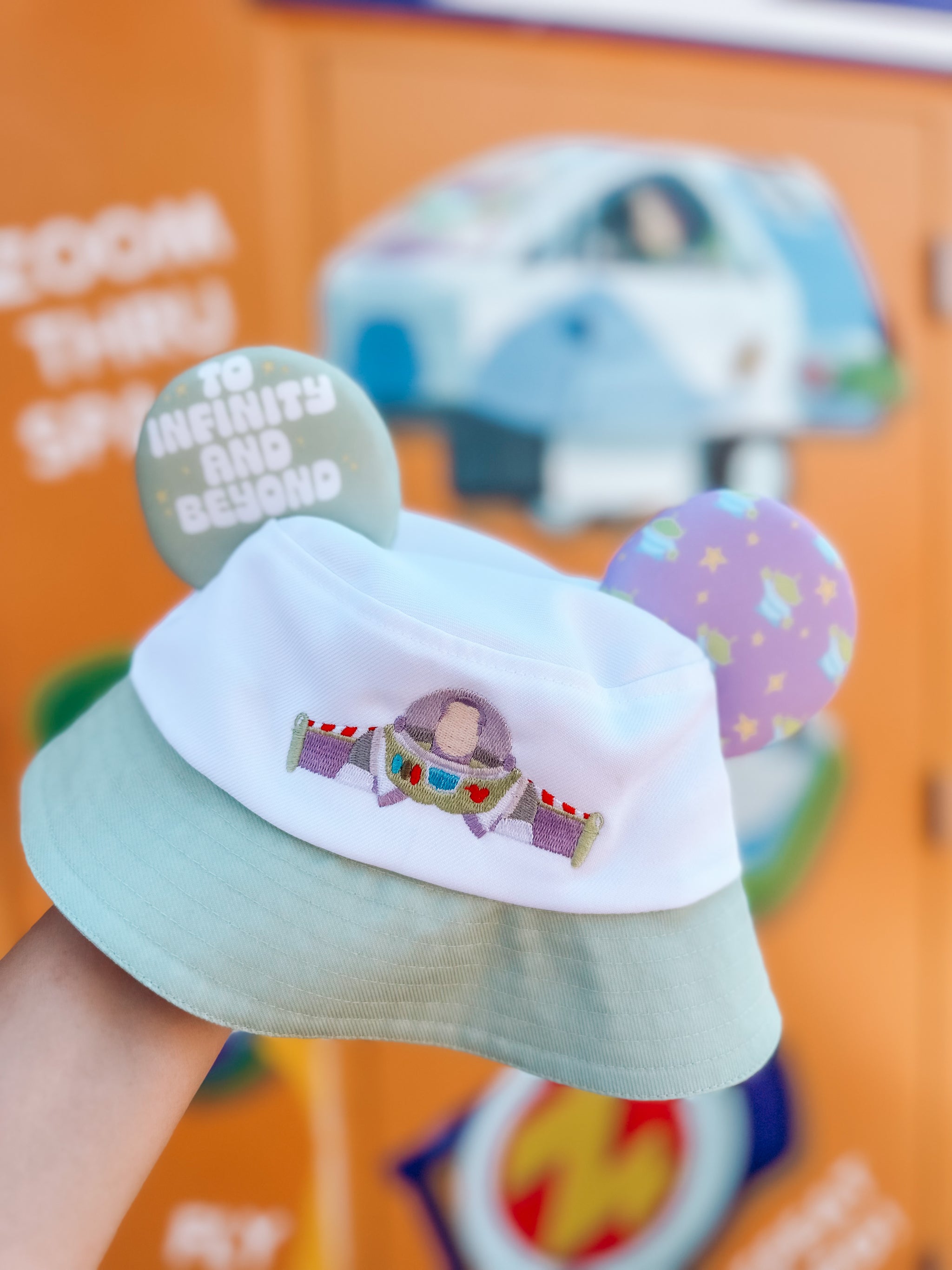 Cars Halloween Bucket Hat by Cute Zo Disney Halloween 2024 Mater Vampire Popcorn Bucket NEW  main image 2